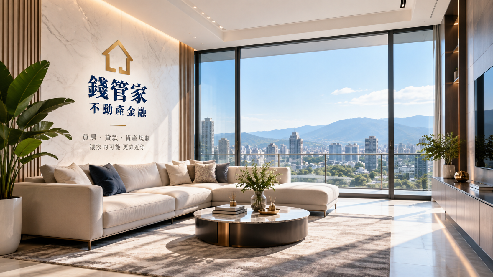 錢管家不動產金融明亮住宅空景