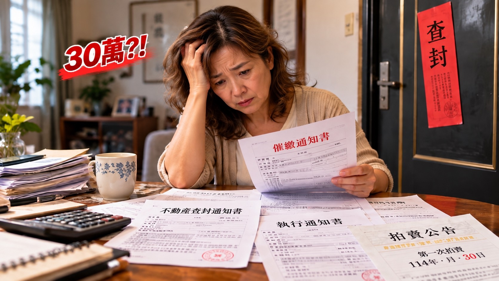 30萬被查封案例圖片
